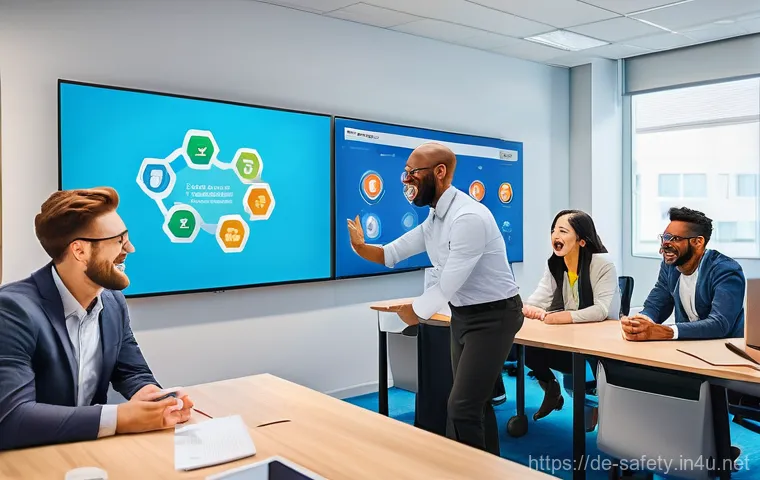 현장 안전교육 프레젠테이션 구성법 - Prompt 1: Gamified Workplace Safety Challenge**